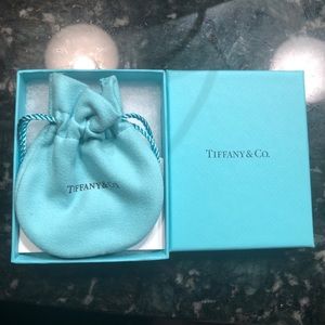 Tiffany & Co box, pouch, and bag